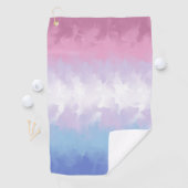 Abstracte vlag voor voorrang voor migender golfhanddoek (Insitu)
