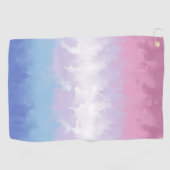 Abstracte vlag voor voorrang voor migender golfhanddoek (Horizontaal)