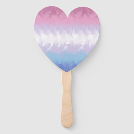 Abstracte vlag voor voorrang voor migender handwaaier (Voorkant)