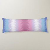 Abstracte vlag voor voorrang voor migender lichaamskussen (Achterkant)
