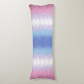 Abstracte vlag voor voorrang voor migender lichaamskussen (Voorkant Verticaal)