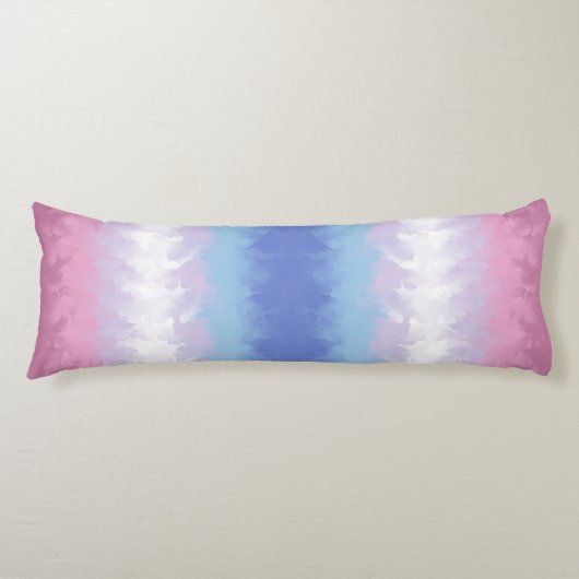 Abstracte vlag voor voorrang voor migender lichaamskussen (Voorkant)