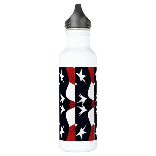 Abstracte vlag waterfles  (Links)