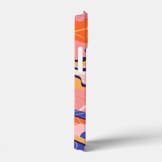 abstracte vlakke bloem Case-Mate iPhone case (Achterkant / Rechts)