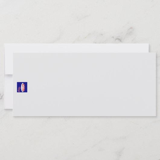 Abstracte vlakke kaart (Achterkant)