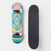 Abstracte vlam 14 persoonlijk skateboard (Voorkant)