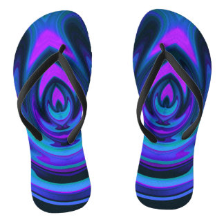 Abstracte vlam 1 teenslippers