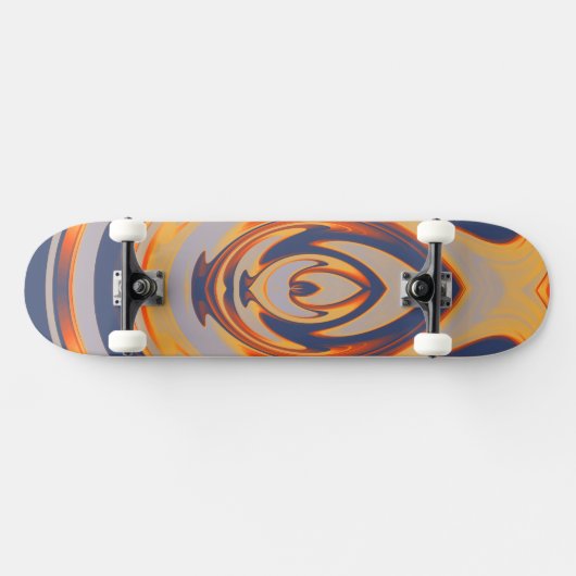 Abstracte vlam 21 persoonlijk skateboard (Horizontaal)