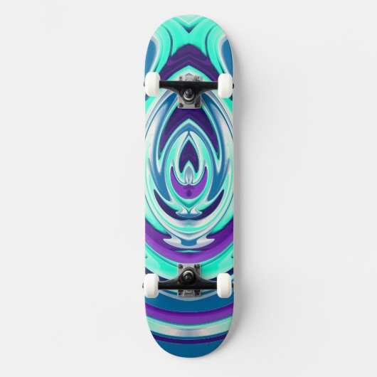 Abstracte vlam 30 persoonlijk skateboard (Voorkant)