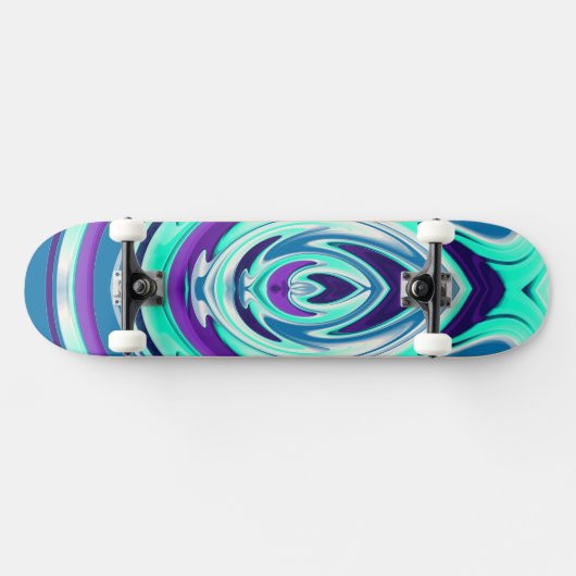 Abstracte vlam 30 persoonlijk skateboard (Horizontaal)