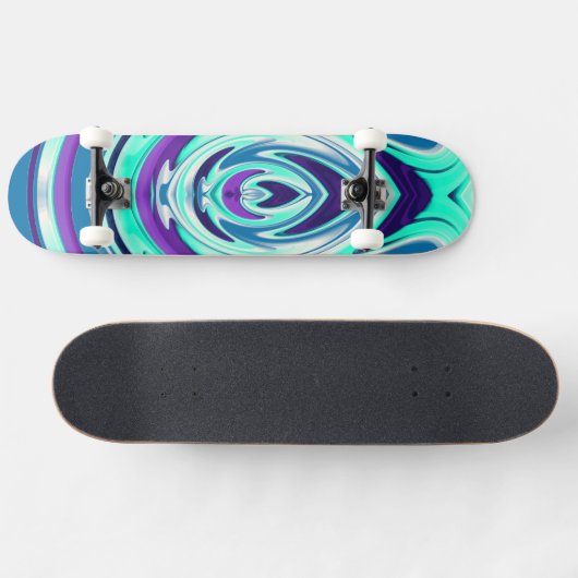 Abstracte vlam 30 persoonlijk skateboard (Horizontaal)