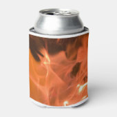 Abstracte vlam Koozie (Blikje Voorkant)