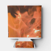 Abstracte vlam Koozie (Achterkant)