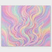 Abstracte Vlam Pastel Zachte Inpakpapier (Vlak)