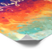 Abstracte vlam poster (Hoek)