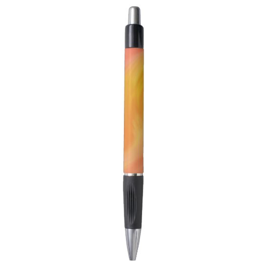 Abstracte Vlammen Golven Oranje Roze Pen (Voorkant Verticaal)