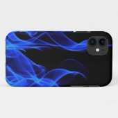 Abstracte Vlammen in Elektrisch Blauw Vuur Case-Mate iPhone Case (Achterkant (horizontaal))