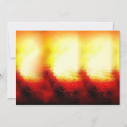 Abstracte vlammen uitnodigingen (Voorkant)