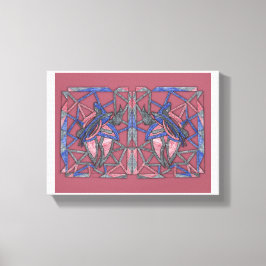 Abstracte Vlammenwever Canvas Afdruk