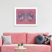 Abstracte Vlammenwever Canvas Afdruk (Insitu (Woonkamer))