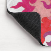 Abstracte vlammousepad muismat (Hoek)