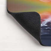 Abstracte vleermuissilhouet muismat (Hoek)