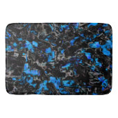 Abstracte vleermuisvleugels boven gekleurde turquo badmat (Voorkant)