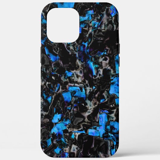 Abstracte vleermuisvleugels boven gekleurde turquo Case-Mate iPhone case (Achterkant)