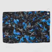 Abstracte vleermuisvleugels boven gekleurde turquo golfhanddoek (Horizontaal)