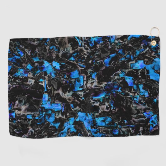 Abstracte vleermuisvleugels boven gekleurde turquo golfhanddoek (Horizontaal)