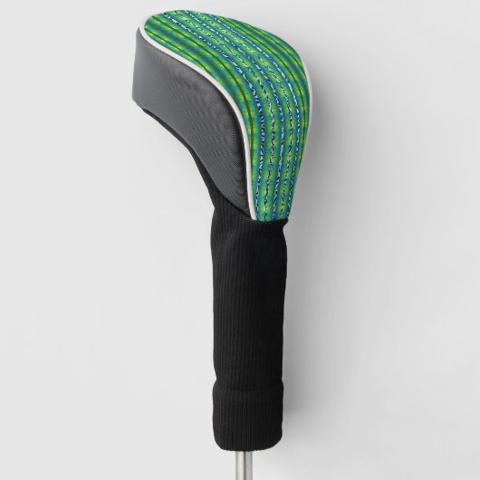Abstracte vliegbanen golfheadcover (Schuin)