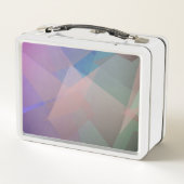 Abstracte vliegende deeltjes | Geometrische vormen (Achterkant)