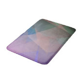 Abstracte vliegende deeltjes | Geometrische vormen Badmat (Gekanteld)