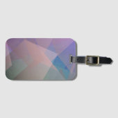 Abstracte vliegende deeltjes | Geometrische vormen Bagagelabel (Voorkant (horizontaal))