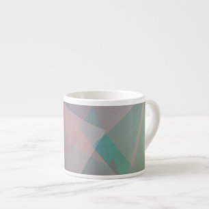 Abstracte vliegende deeltjes   Geometrische vormen Espresso Kop