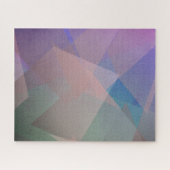 Abstracte vliegende deeltjes | Geometrische vormen Legpuzzel (Horizontaal)