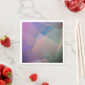 Abstracte vliegende deeltjes | Geometrische vormen Servet (Insitu)