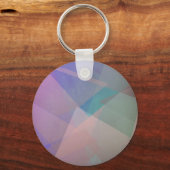 Abstracte vliegende deeltjes | Geometrische vormen Sleutelhanger (Voorkant)