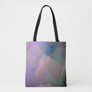 Abstracte vliegende deeltjes   Geometrische vormen Tote Bag