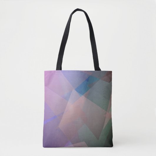Abstracte vliegende deeltjes | Geometrische vormen Tote Bag (Voorkant)