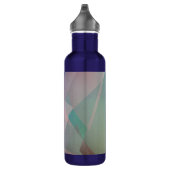 Abstracte vliegende deeltjes | Geometrische vormen Waterfles (Rechts)