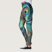 Abstracte vlinder2 leggings (Links)
