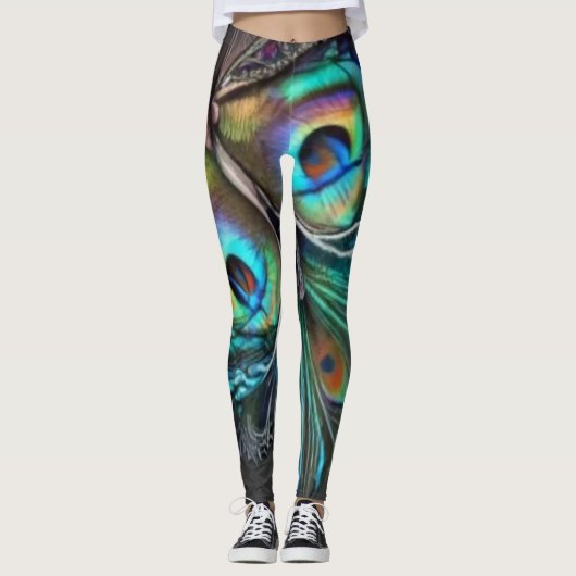 Abstracte vlinder2 leggings (Voorkant)