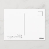 Abstracte vlinder Briefkaart (Achterkant)