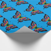 Abstracte vlinder cadeaupapier (Hoek)