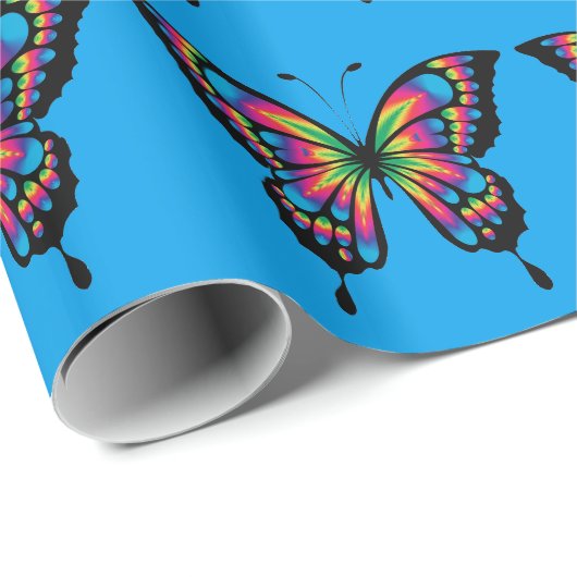 Abstracte vlinder cadeaupapier (Rol Hoek)