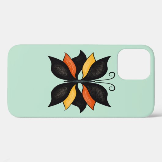 Abstracte vlinder Case-Mate iPhone Case (Achterkant (horizontaal))