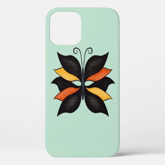  Abstracte vlinder Case-Mate iPhone Case (Achterkant)