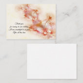 Abstracte vlinder dank u kaarten notitiekaartje (Voorkant / Achterkant)