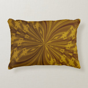 Abstracte vlinder Gold Accent Pillow Decoratief Kussen